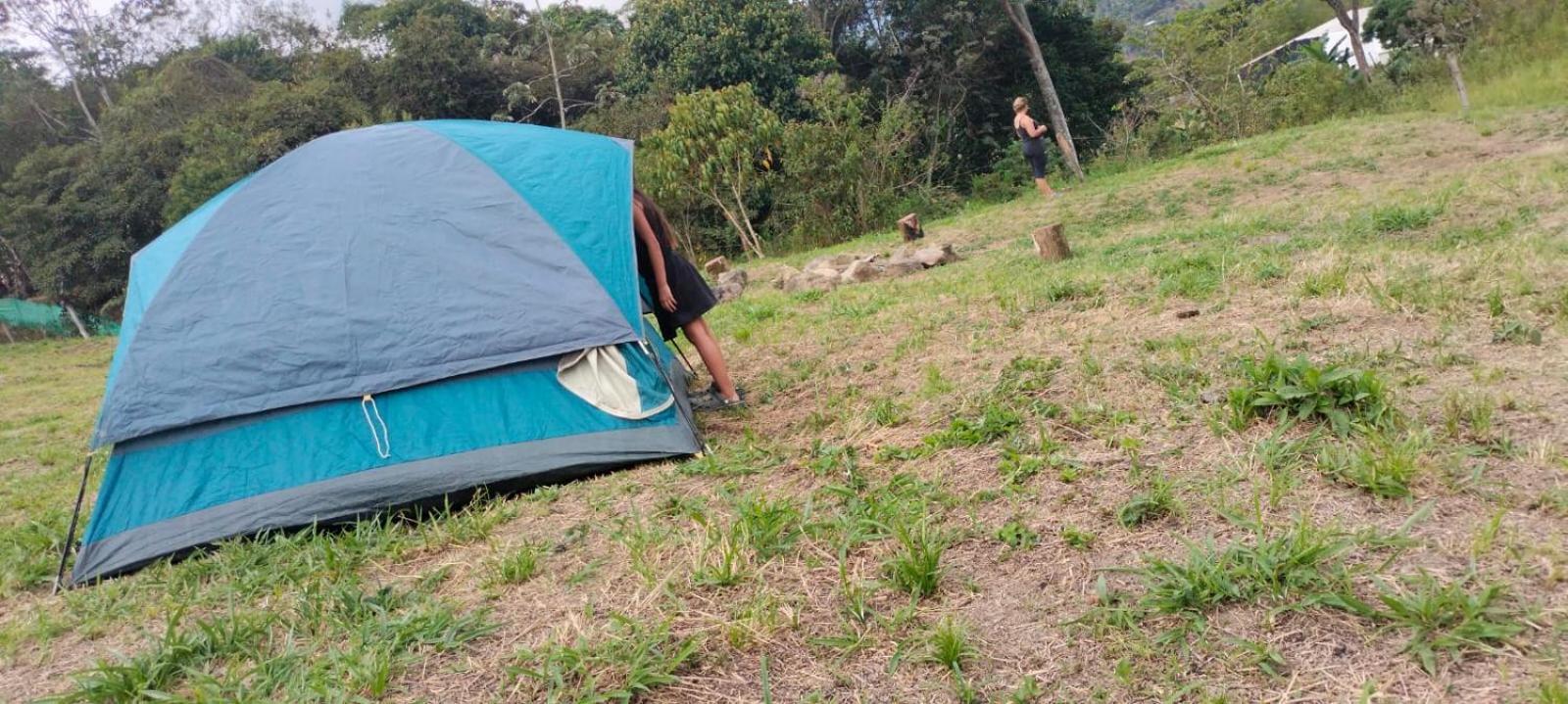 Cabana Alto De Luna Vifamiliar La Vega  Bagian luar foto